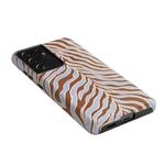 Untamed | Brown & Blue Zebra Case