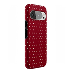 On the Dot | Maroon Polka Dot Case
