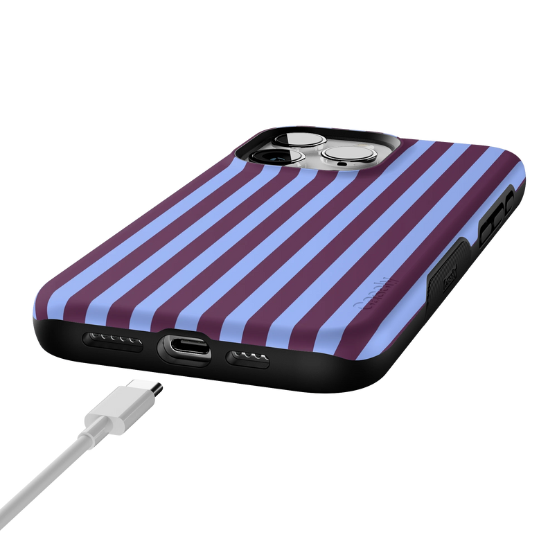 Perfect Stripes | Purple & Blue Stripes Case