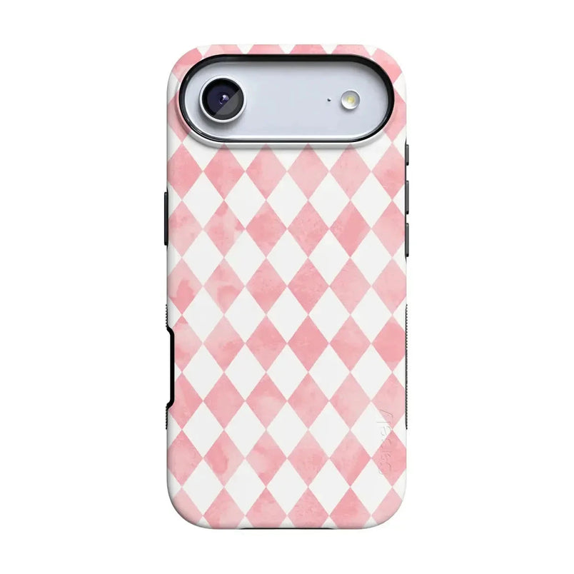 Queen of Diamonds | Pink Watercolor Case Phone Case Casetry Bold Flex + MagSafe® iPhone 17 Air 