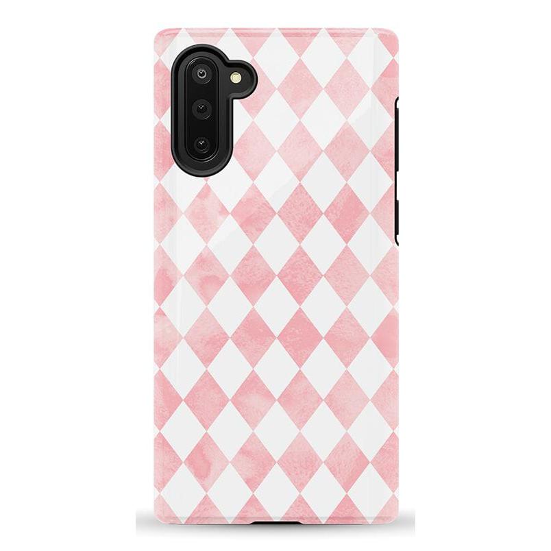 The Valentine's Collection | Pink Argyle Case Phone Case Casetry Essential Galaxy Note 10