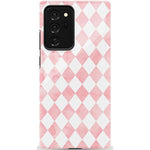 The Valentine's Collection | Pink Argyle Case Phone Case Casetry Essential Galaxy Note 20 Ultra