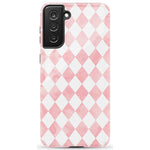 The Valentine's Collection | Pink Argyle Case Phone Case Casetry Essential Galaxy S21 Ultra