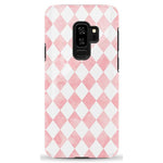 The Valentine's Collection | Pink Argyle Case Phone Case Casetry Essential Galaxy S9 Plus