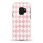 The Valentine's Collection | Pink Argyle Case Phone Case Casetry Essential Galaxy S9