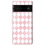 The Valentine's Collection | Pink Argyle Case Phone Case Casetry Essential Google Pixel 6 Pro