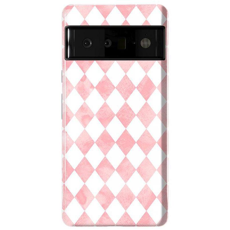 The Valentine's Collection | Pink Argyle Case Phone Case Casetry Essential Google Pixel 6 Pro