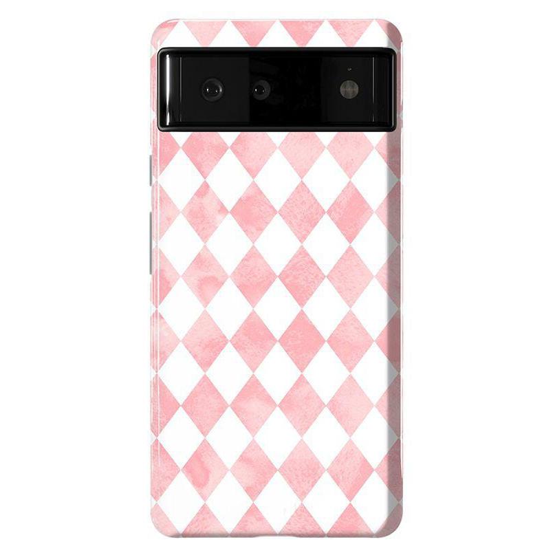 The Valentine's Collection | Pink Argyle Case Phone Case Casetry Essential Google Pixel 6