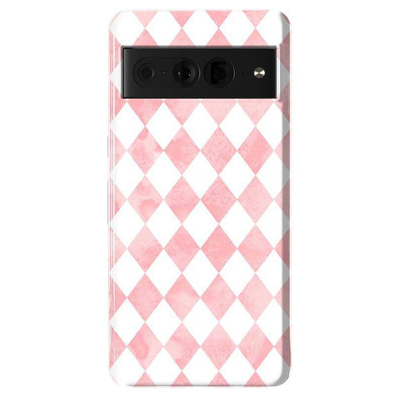 The Valentine's Collection | Pink Argyle Case Phone Case Casetry Essential Google Pixel 7 Pro