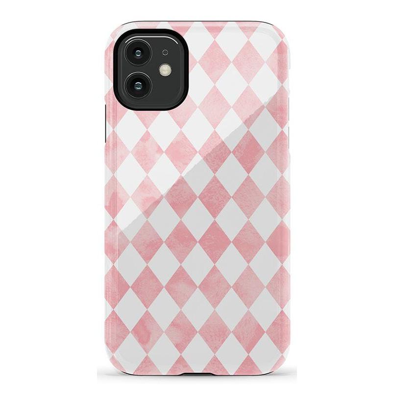 The Valentine's Collection | Pink Argyle Case Phone Case Casetry Essential iPhone XS Max 