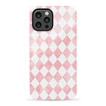 The Valentine's Collection | Pink Argyle Case Phone Case Casetry Essential iPhone 12 Pro