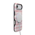 Queen of Diamonds | Pink Watercolor Case Phone Case Casetry 