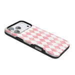 Queen of Diamonds | Pink Watercolor Case Phone Case Casetry 