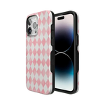 Queen of Diamonds | Pink Watercolor Case Phone Case Casetry 