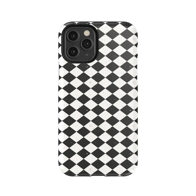 Salem's Hex | Black & White Checkered Case