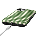 Checked Twice | Green Plaid Case