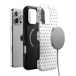 On the Dot | White Polka Dot Case