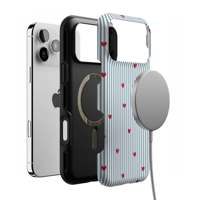 Love Lines | Blue Stripes Case