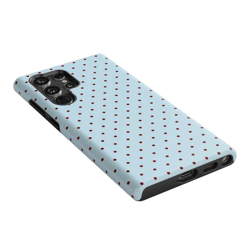 On the Dot | Blue Polka Dot Case
