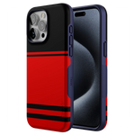 Storm Warning | Black & Red Stripes Case