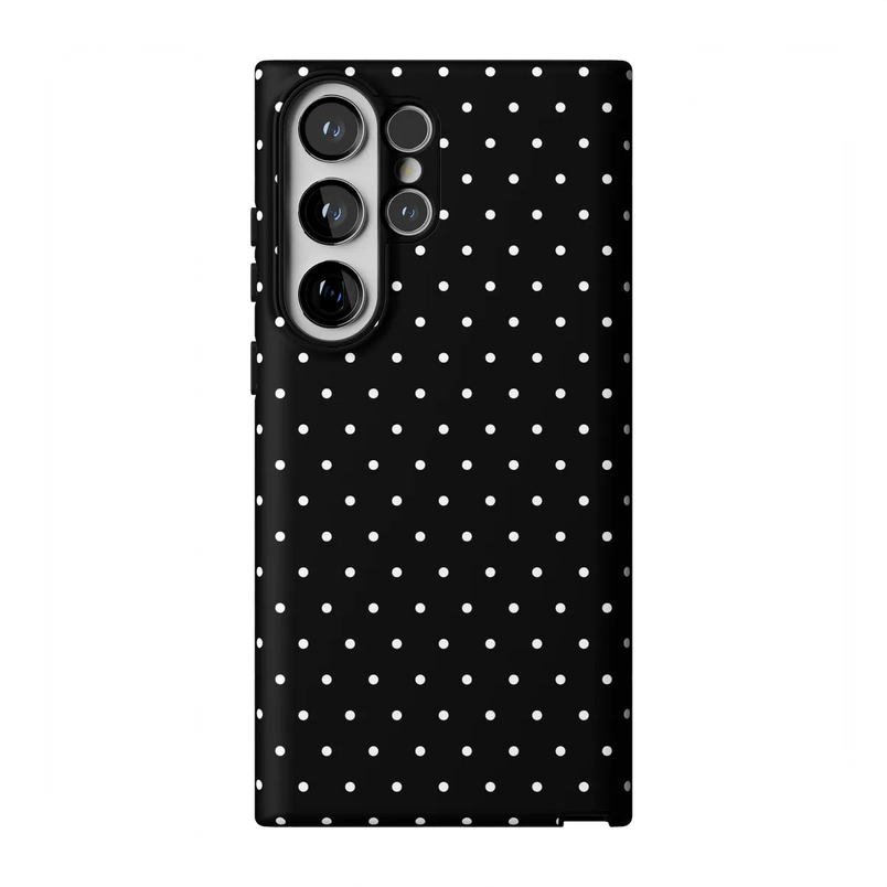 On the Dot | Black Polka Dot Case