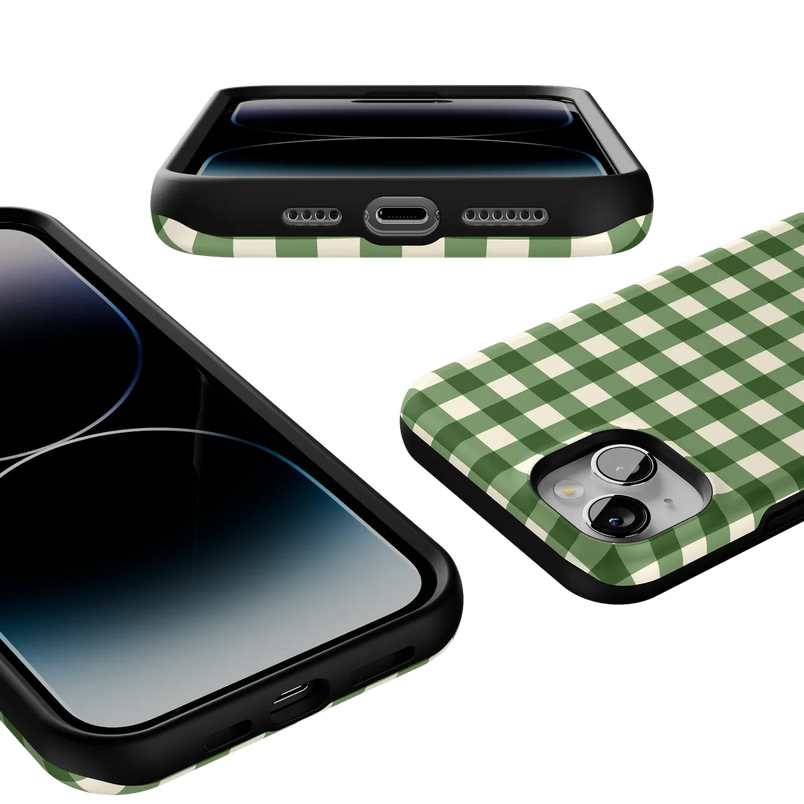 Checked Twice | Green Plaid Case