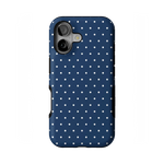 On the Dot | Navy Polka Dot Case