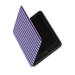 Perfect Stripes | Purple & Blue Stripes Kindle Case