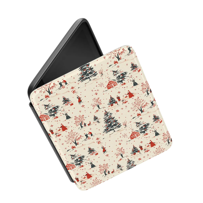 Winter Nostalgia | Vintage Holiday Kindle Case