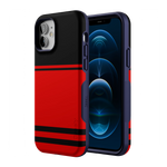 Storm Warning | Black & Red Stripes Case