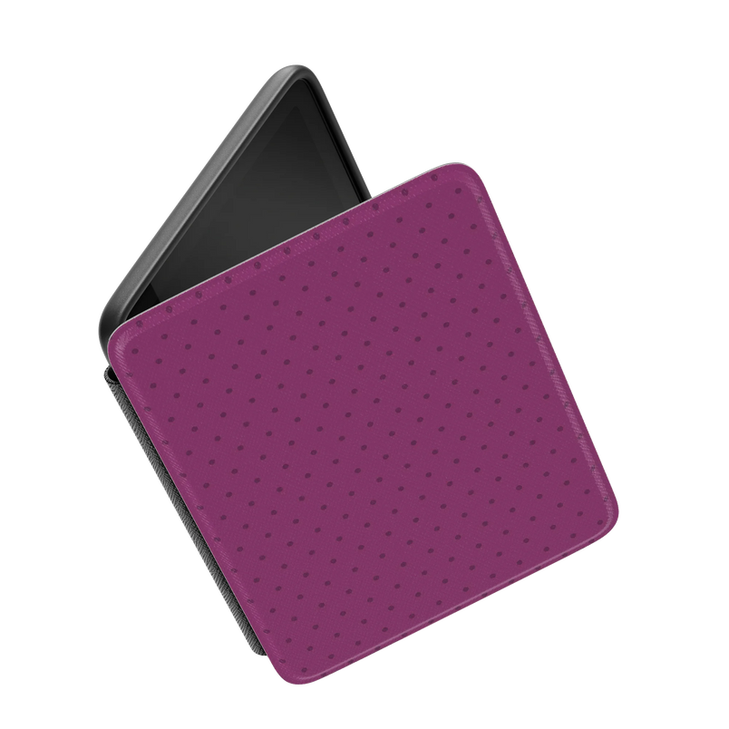 On the Dot | Plum Polka Dot Kindle Case