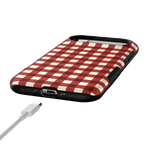 Checked Twice | Red Plaid Case