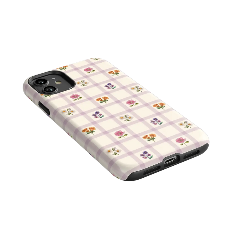 Meadow Check | Floral Gingham Case