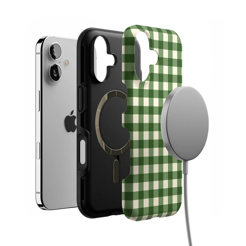 Checked Twice | Green Plaid Case