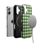 Checked Twice | Green Plaid Case