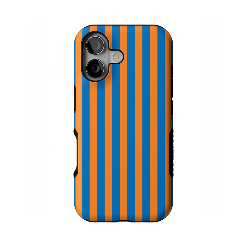 Go New York | Blue & Orange Stripes Case - iPhone 16