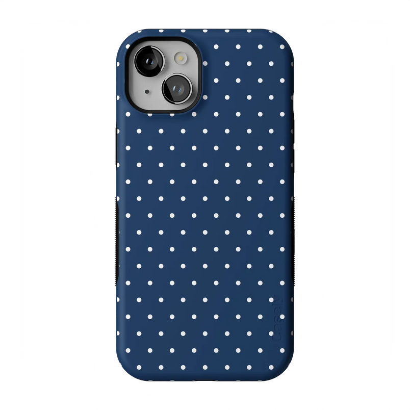 On the Dot | Navy Polka Dot Case