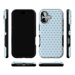 On the Dot | Blue Polka Dot Case
