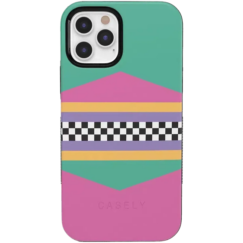 Rad Dad | 80's Colorblock Case iPhone Case get.casely Bold + MagSafe® iPhone 12 Pro Max 