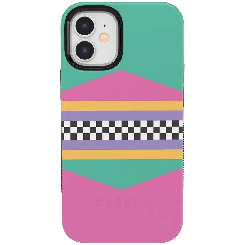 Rad Dad | 80's Colorblock Case iPhone Case get.casely Bold + MagSafe® iPhone 12 