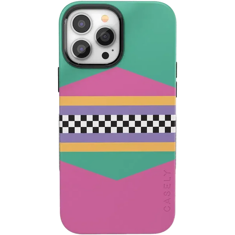Rad Dad | 80's Colorblock Case iPhone Case get.casely Bold + MagSafe® iPhone 13 Pro Max 