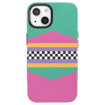 Rad Dad | 80's Colorblock Case iPhone Case get.casely Bold + MagSafe® iPhone 13 