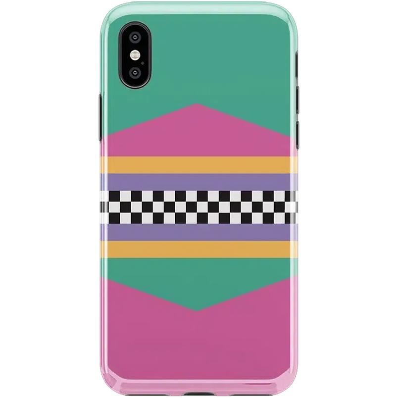 Rad Dad | 80's Colorblock Case iPhone Case get.casely Classic iPhone XS Max 