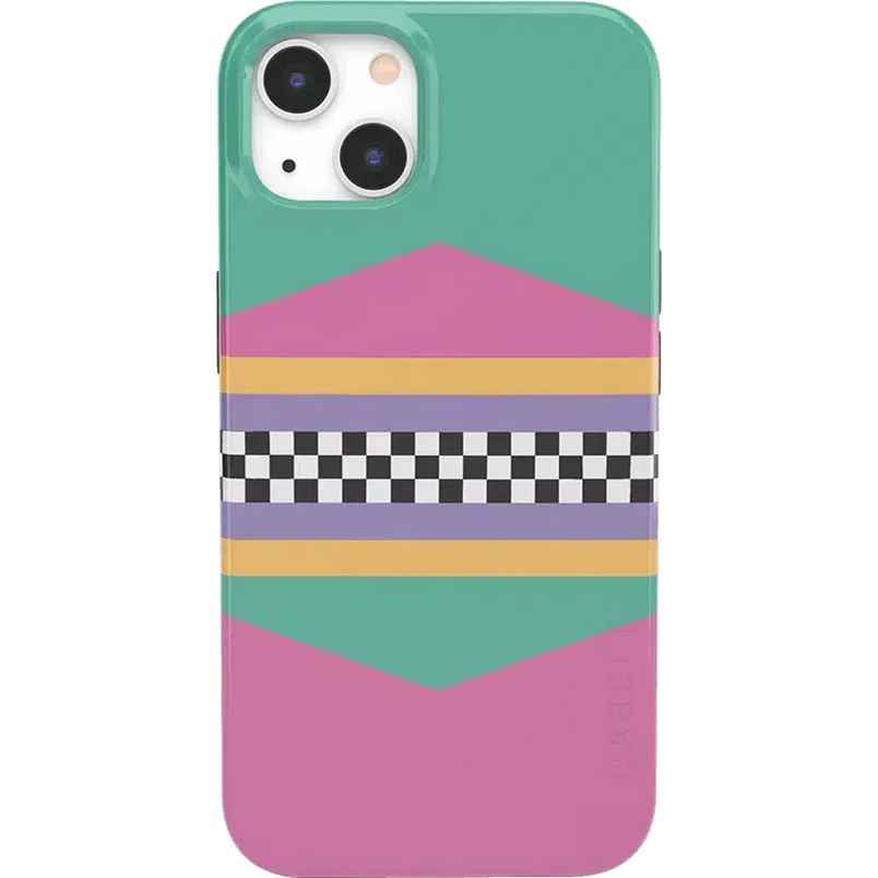 Rad Dad | 80's Colorblock Case iPhone Case get.casely Classic + MagSafe® iPhone 13 