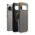 Go New York | Blue & Orange Stripes Case