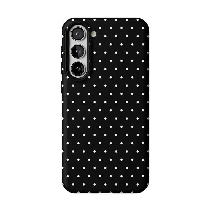 On the Dot | Black Polka Dot Case