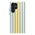Coastline Stripes | Blue & Yellow Case - Galaxy S22 Ultra