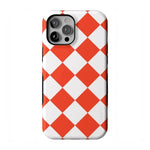 Red Checkerboard | High Contrast Design Case Phone Case Casetry Bold Flex + MagSafe® iPhone 12 Pro Max