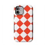 Red Checkerboard | High Contrast Design Case Phone Case Casetry Bold Flex + MagSafe® iPhone 12