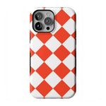Red Checkerboard | High Contrast Design Case Phone Case Casetry Bold Flex + MagSafe® iPhone 13 Pro Max